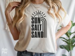 Sun Salt Sand SVG PNG, Beach Life Svg, Spring Break 2023, Summer Svg Png, Distressed