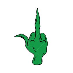 Grinch Middle Finger SVG, PNG, PDF, Grinch Image, Grinch Funny Svg