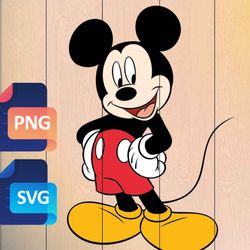 Mickey Mouse SVG-Fun and Versatile Disney Character Design for Crafting