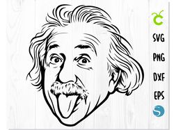 Einstein svg, Albert Einstein svg, Einstein vector file, Einstein png, Einstein dxf, Einstein t shirt svg, Einstein cut