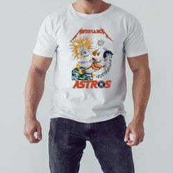 Metallica Houston Astros Skeleton 2023 shirt, Unisex Clothing, Shirt for Men Women, Graphic Design, Unisex Shirt