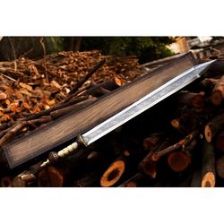 Roman Heritage: Exemplary 36" Stainless Steel Gladius Sword - Handcrafted Roman Gladius with Wooden Gift Box
