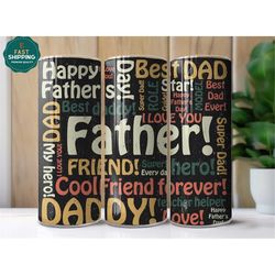 Daddy Tumbler for Dad for Fathers Day, Best Daddy Tumbler for Men, Dad My Hero Tumbler, Best Dad Ever Tumbler, Fathers D