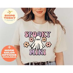 Spooky Mimi Shirt, Halloween Shirt Women, Gift for Grandma, Halloween Theme Shirt, Funny Halloween Cute, Halloween Costu
