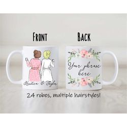 Custom mug, personalized mug, best friend gift, Sister mug, bridesmaid proposal gift, gift for Mom, customizable girls