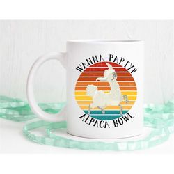 Llama mug, alpaca mug, funny llama mug, cute coffee mug, dishwasher safe