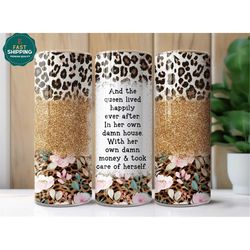 And the Queen Lived Happily Tumbler Personalized, Girl Boss Tumbler, Girl Boss Gifts, Girl Boss Cup, Girl Boss Tumbler W