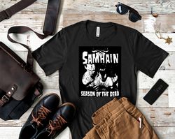 samhain band shirt, samhain band t shirt, samhain band metal shirt