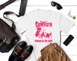 samhain band shirt, samhain band t shirt, samhain band spooky shirt