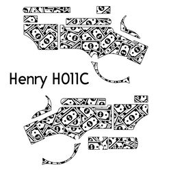 Colt Henry H011C .45 Action Rifle body engraving design svg vector file for cnc router, fiber laser, ez cad