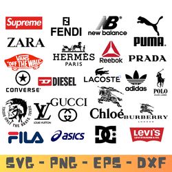 30 Fashion brands logo designs , lv louis vuitton , Gucci , Hermes