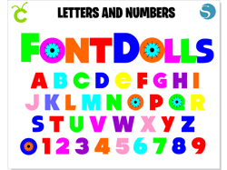 Ugly Dolls Font SVG, Ugly Dolls Font OTF, Ugly Dolls letters SVG, Dolls svg Cut Files, Baby birthday svg, Baby font svg