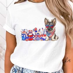 German Shepherd 4th of July Shirt, 4th O July Shirts, Weekend Coffee Dog, Unapologetic Patriot, German Shepherd Shirt, T