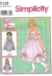 Simplicity 5128 - 18 inch (45.5 cm) doll clothes sewing patterns - Vintage pattern PDF Instant download