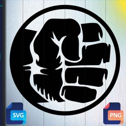 Hulk Fist SVG Free, Superhero SVG
