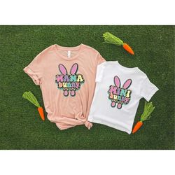 Easter Bunny Mama Mini Shirt, Cute Matching Easter Day Shirt, Happy Easter day Shirt, Mini Onesie, Easter Party Outfit,