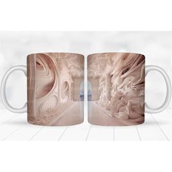 3D Mug Wrap, Dreamy World 3D Sublimation