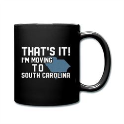 South Carolina Gift, South Carolina Mug, State Coffee Mug, Going Away Gift, Moving Away Gift, Moving Away Mug, Moving Mu