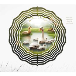 3d pattern, magical geese 3d wind spinner, 3d background, digital paper wall art, 12x12, 300dpi commercial use 3d digita