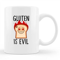 Gluten Free Mug, Gluten Free Gift, Celiac Mug, Funny Gluten Free, Gluten Free Gifts, Gluten Free Coffee, Celiac Awarenes