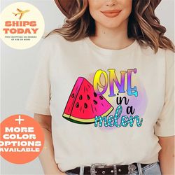 One in a Melon Mom Shirts, One in a Melon Mom Shirts, Birthday Shirt for Mom, Watermelon Birthday Shirts, First Birthday