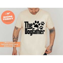 The Dog Father Shirt with Dog Names, Custom Dog Father T-shirt, Personalized Dog Father Shirt, Dog Lover T-shirt, Gift f
