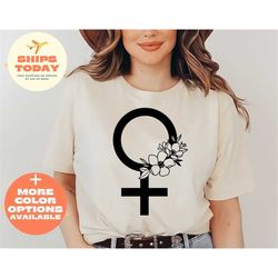 Female Symbol Shirt, Feminist Movement, Feminism Art, Gifts For Her, Woman Fist T Shirt, Womens Rights Tee, Intersection