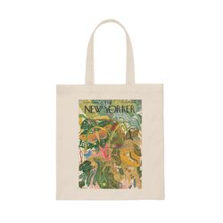 the new yorker tote bag, aesthetic tote bag, artsy tote bag, art tote bag, aesthetic tote, aesthetic canvas bag
