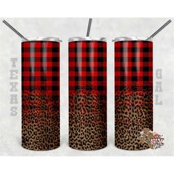 20 oz Skinny Tumbler Buffalo Plaid Fall Sublimation Design PNG Instant DIGITAL ONLY