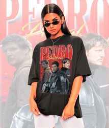 Retro Pedro Pascal Shirt-pedro pascal crewneck, pedro pascal sweatshirt, pedro pascal