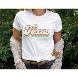 T-shirt Texas Retro Sublimation PNG Digital Download