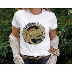 T-shirt Boomers Gold Black Tie Dye School Spirit Sublimation Digital Download PNG