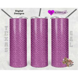 Pink Tumbler Wrap, Pink Tumbler PNG,  20 oz Skinny Tumbler Design, Sublimation PNG, Digital Download, Seamless Tumbler D