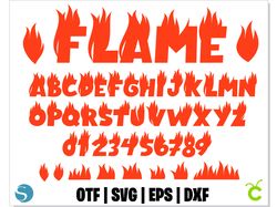Fire Flame font svg Bundle | Flame font SVG, Fire font OTF, Flame Fire SVG, Fire font SVG Cricut, Fire Letters svg