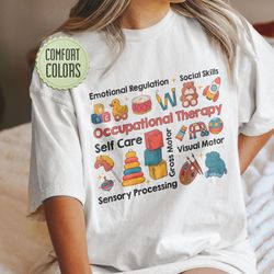 Teacher Occupational Therapy Comfort Colors Shirt, Occupational Therapist Shirt, OT T
