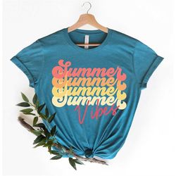 Summer Vibes T-Shirt, Summer T-Shirt, Summer Vibes T-Shirt, Fun Summer Shirt, Summer Vacation Shirt, Family Summer Shirt
