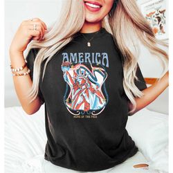 America Home of The Free Shirt, Liberty and Justice Shirt, Happy 4th of July Shirt, Independence Day Shirt, Patroitic Te