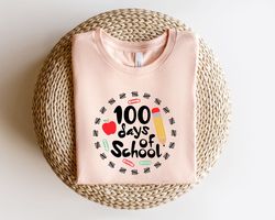 100 Days of School Shirt, 100 Day Shirt, 100th Day Of School Celebration, Student Shirt,Back to School Shirt, Gift For T