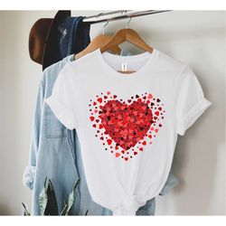 valentine's day shirt, valentines shirt, couple shirt,gifts for her, valentines gift for her, love shirt, red heart shir
