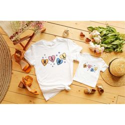 Mama and Mini Matching Shirts,Mama and Mini Love T-Shirt,Mommy and Me Matching Shirts,Comfort Colors Mama Shirt, Mothers