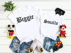 Biggie And Smalls Family Shirts, Big Sister T-Shirt, Big Brother Tees, New Baby Gift,