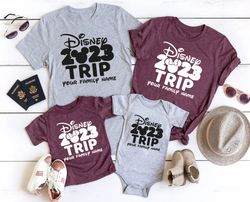 Customize Family Trip 2023 Shirt, Mouse Shirt, Family Vacation Tee, Customize Gift Te