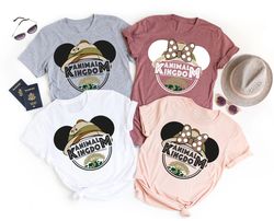 Disney Animal Kingdom Shirt, Minnie Animal Kingdom Tee, Disney Safari Couple Shirt, D