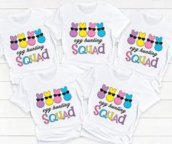 Egg Hunting Squad Easter Shirt, Easter Bunny Shirts for Kids, Easter Party Shirts, Ea