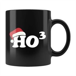 Ho3 Mug, Christmas Mug Holiday Mug Stocking Stuffer White Elephant Gift Funny Christmas Mug Santa Claus Mug Secret Santa