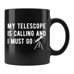 Astronomy Gift Astronomy Mug Solar System Mug Telescope Coffee Mug Astronomy Coffee Mug Astronomer Gift Space Mug Telesc