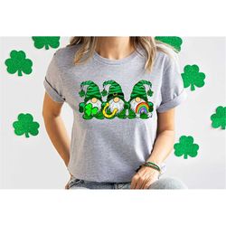 St Patricks Day Gnome Shirt,Gnome Sweatshirt,Lucky Gnomes Shirt,St Patrick Shamrock Sweatshirt,Lucky Shamrock Shirt,Sham