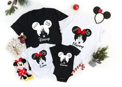 Mickey Mouse Shirt, 2023 Family Vacation Shirt, Custom Shirts, Unisex Disney Shirt, F