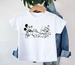 Mickey Mouse Shirt, Mickey and Pluto, Dog Lovers Shirt, Disney Dogs Shirt, Disneyland