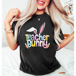 Teacher Bunny Shirt,Bunny Ears Teacher Easter Shirts,Cute Easter School Shirt,Student Easter Shirt,Gift For Easter,Perso